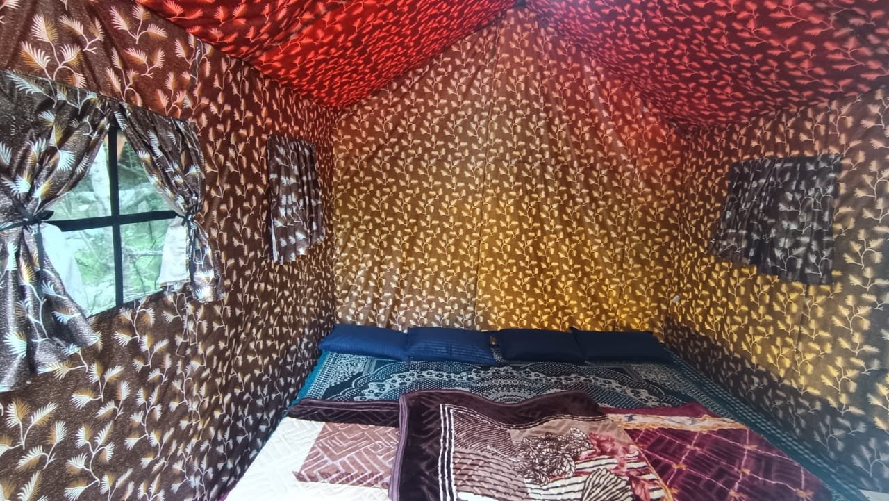 Tent internal view