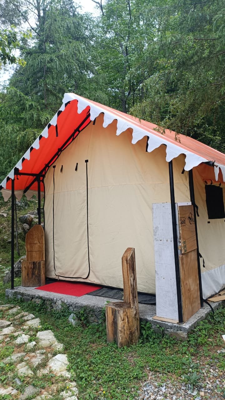 Swiss tent at Wild Route Treks camp